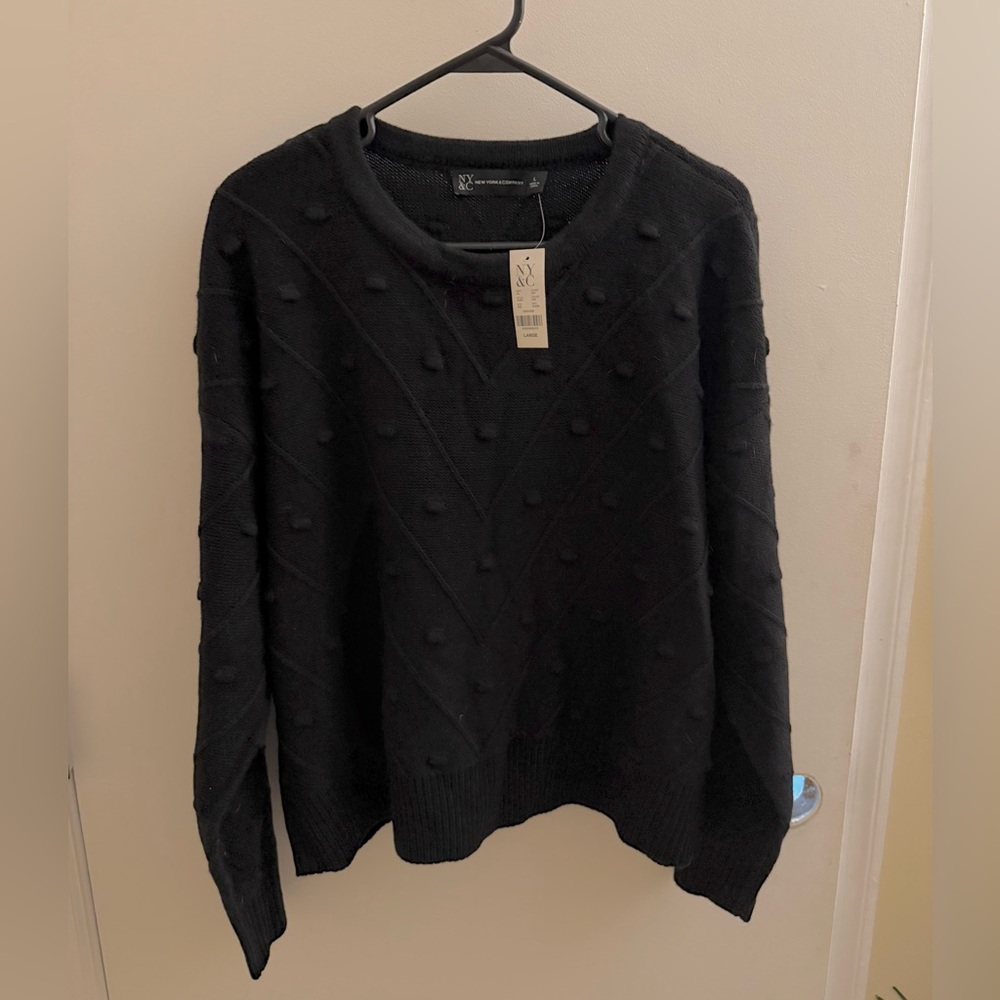 New York & Company Black Knit Sweater
